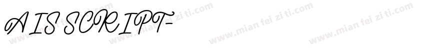 AIS SCRIPT字体转换